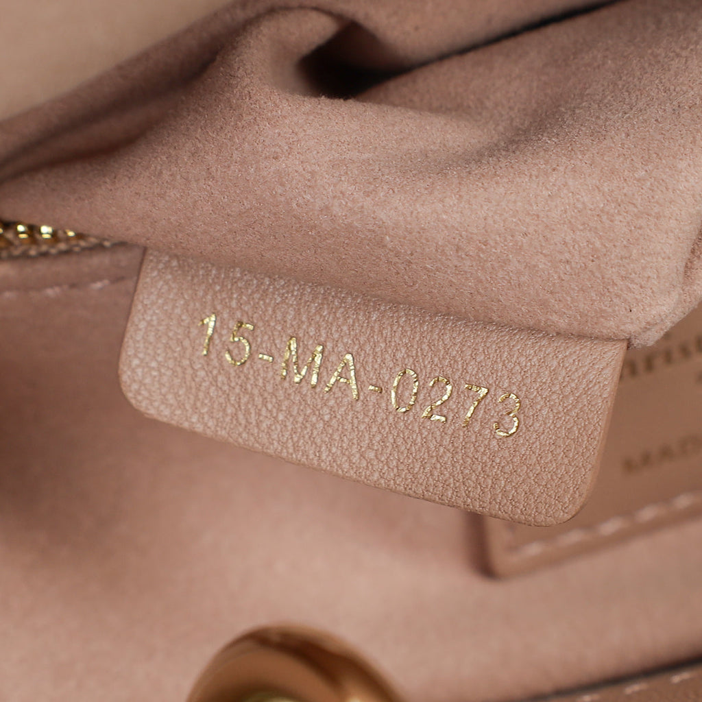 Christian Dior Blush Lady Dior Mini Chain Bag