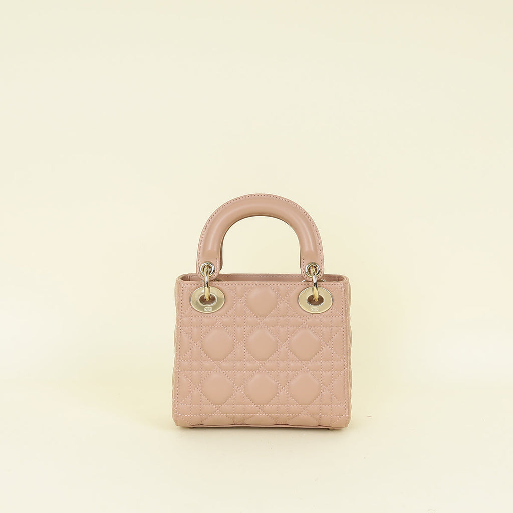 Christian Dior Blush Lady Dior Mini Chain Bag