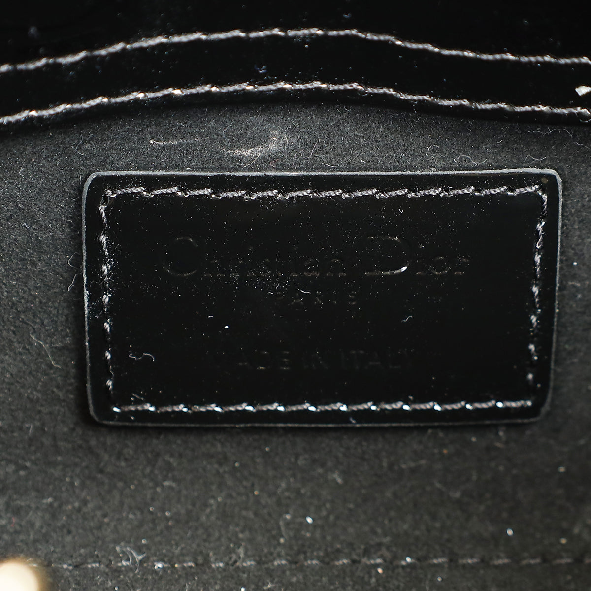 Christian Dior Black Lady D-joy Micro Bag
