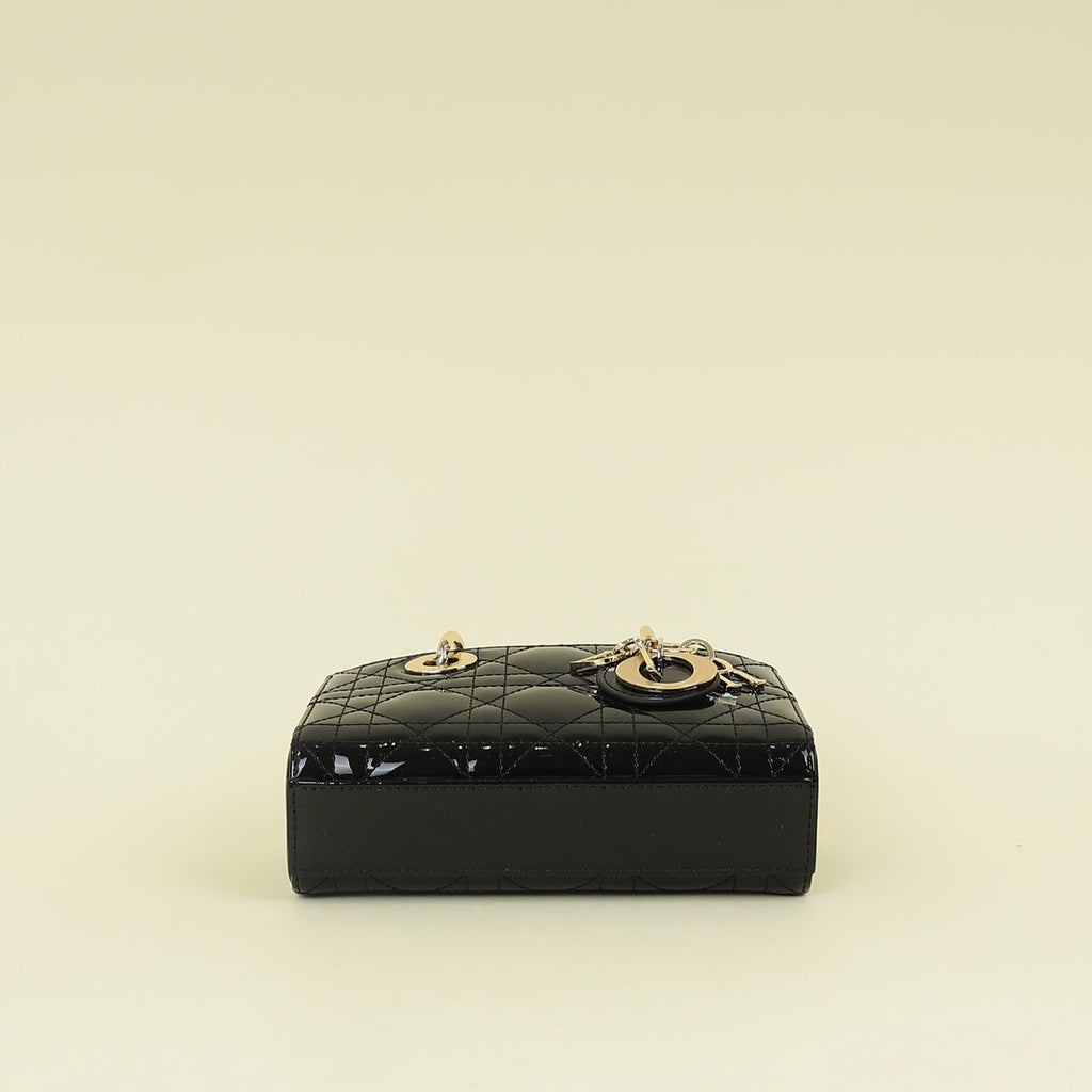 Christian Dior Black Lady D-joy Micro Bag