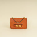Christian Dior Orange J'adior Medium Flap Chain Bag