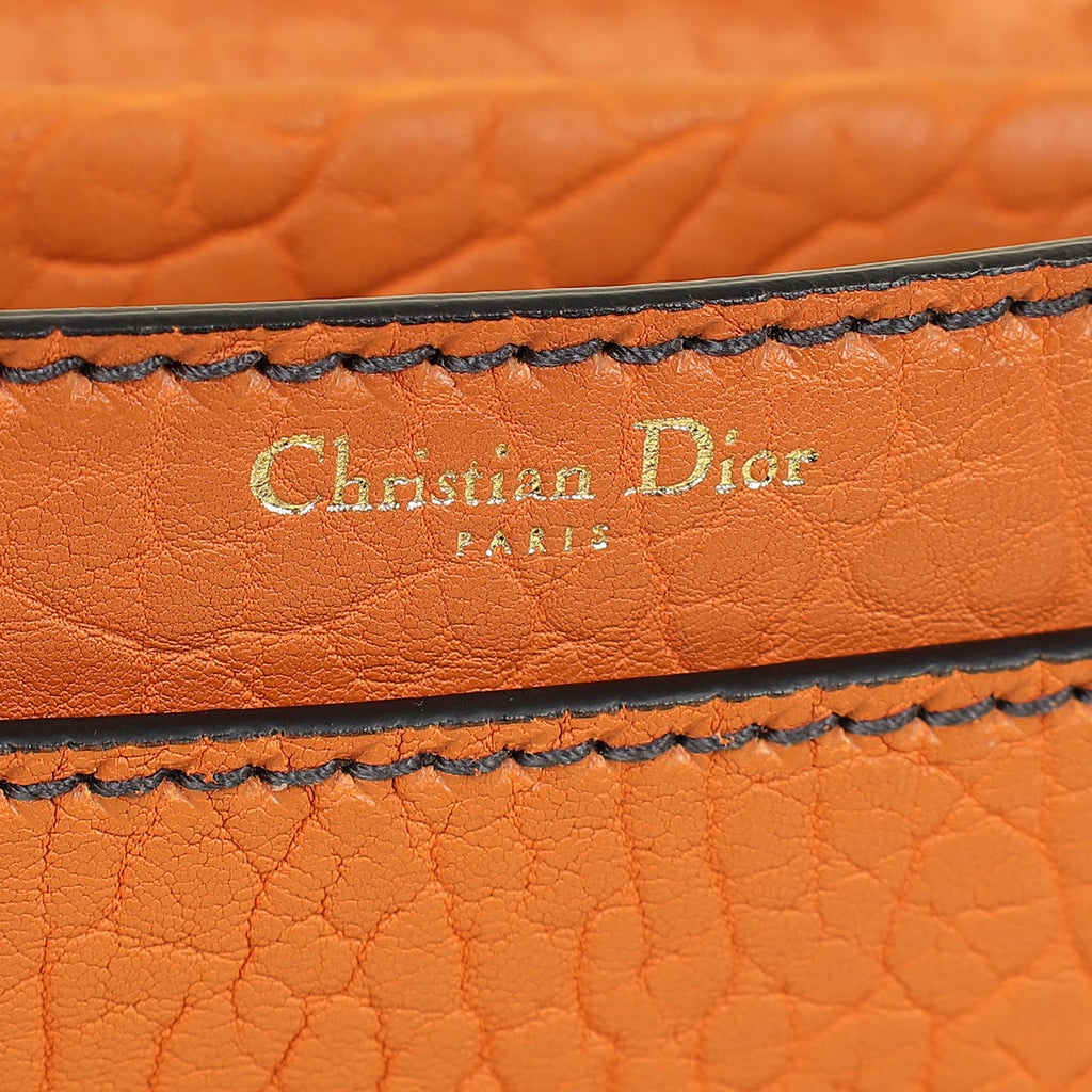 Christian Dior Orange J'adior Medium Flap Chain Bag