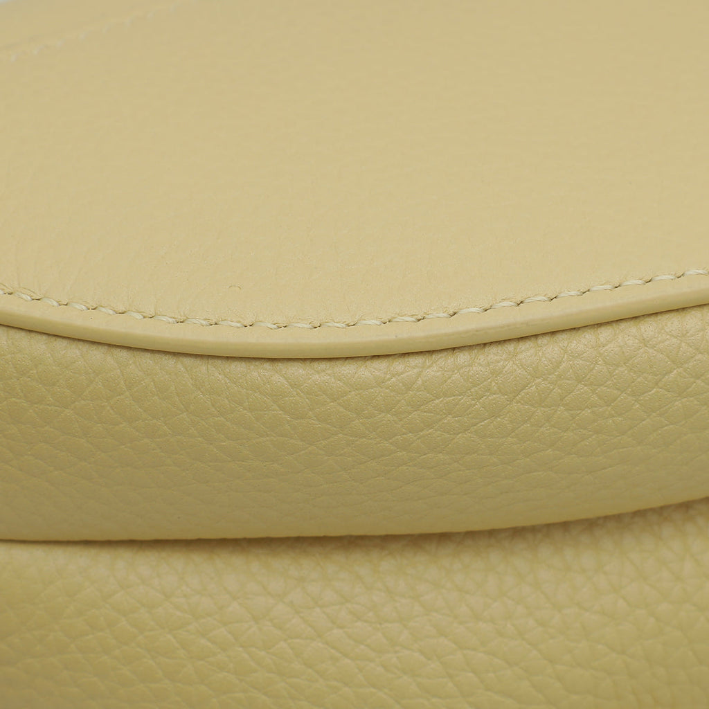 Christian Dior Yellow Mini Saddle Bag w/Strap