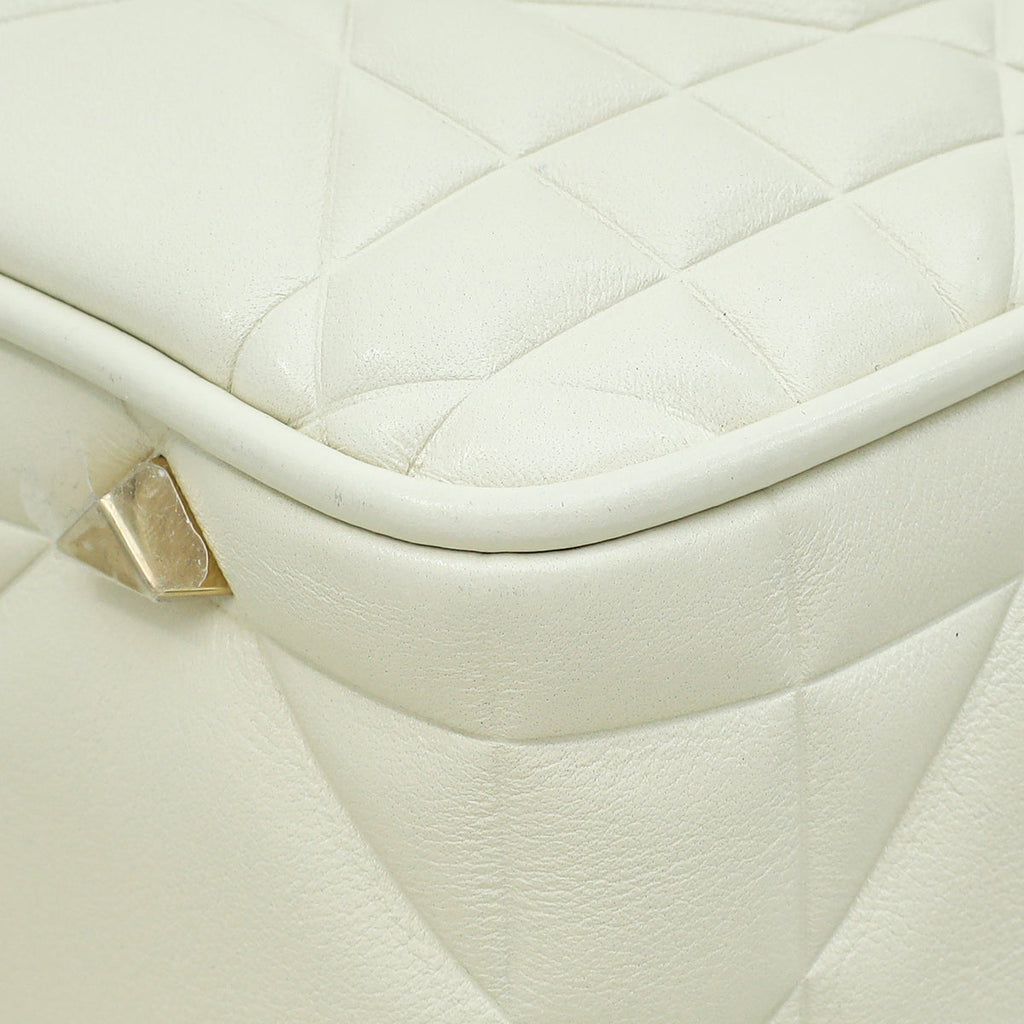 Christian Dior White The Lady 95.22 Bag