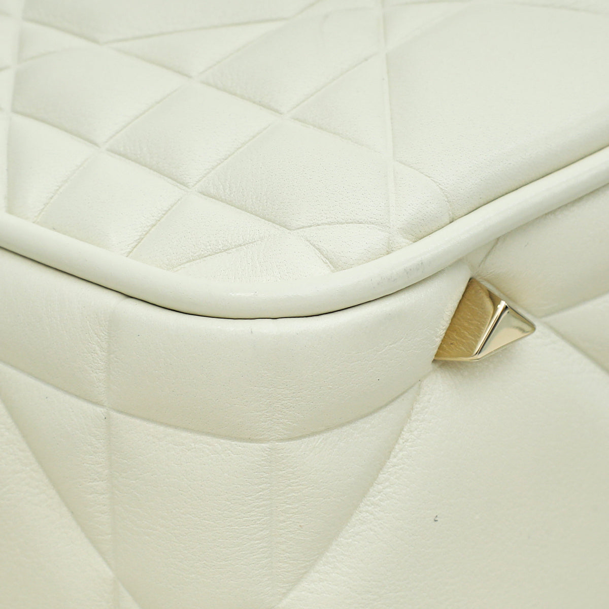 Christian Dior White The Lady 95.22 Bag