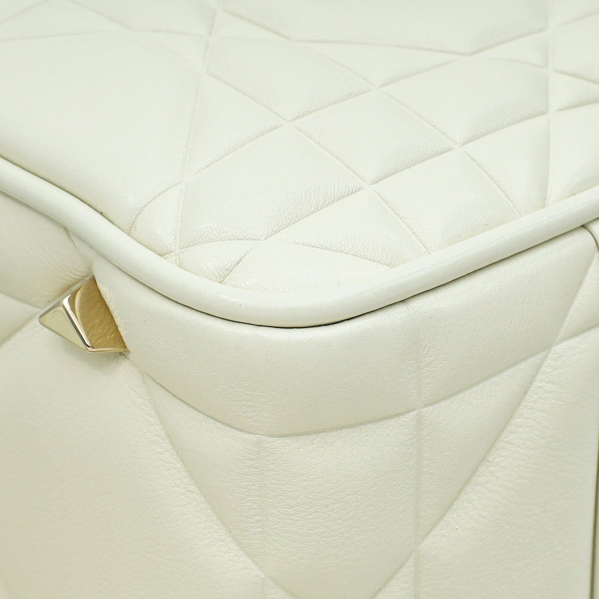 Christian Dior White The Lady 95.22 Bag