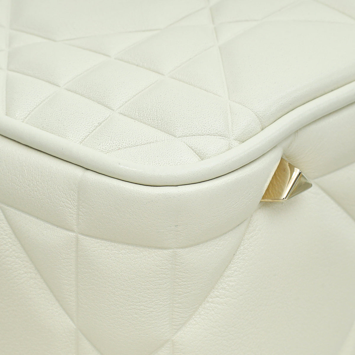 Christian Dior White The Lady 95.22 Bag