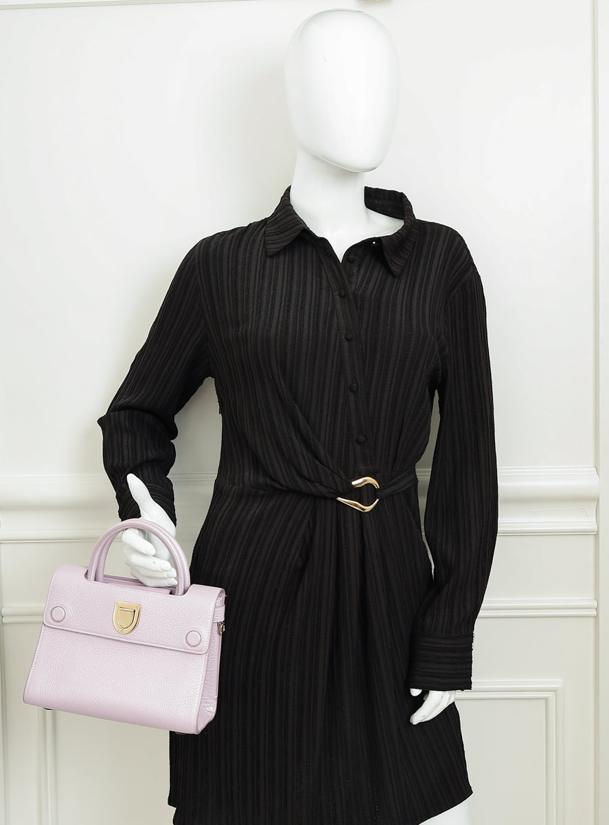 Christian Dior Lilac Diorever Top Handle Small Bag