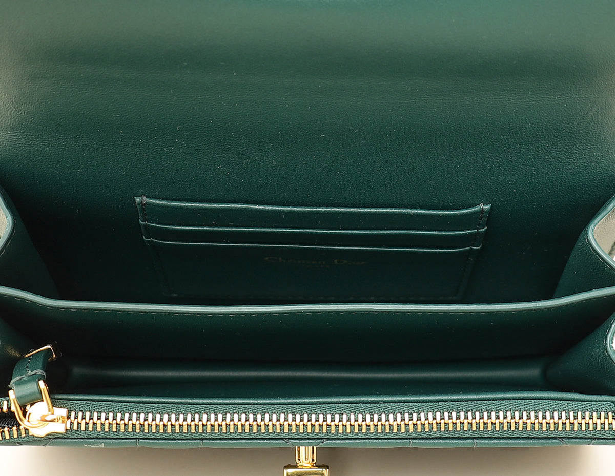 Christian Dior Dark Green Miss Caro Mini Bag