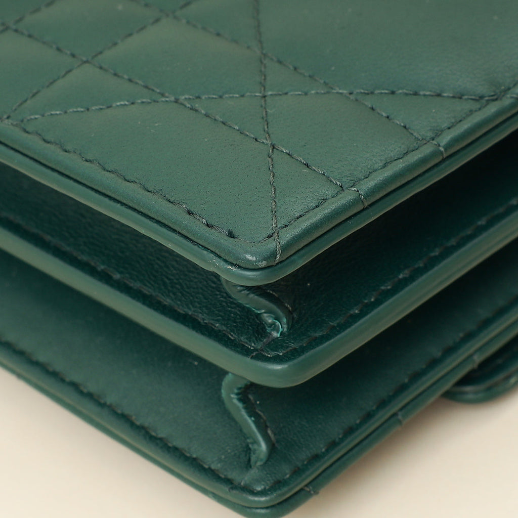 Christian Dior Dark Green Miss Caro Mini Bag