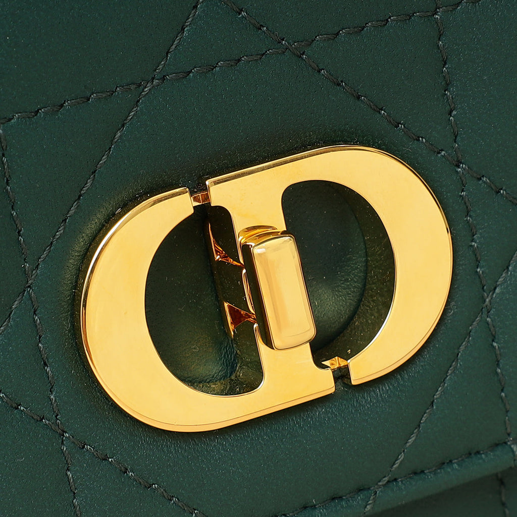 Christian Dior Dark Green Miss Caro Mini Bag