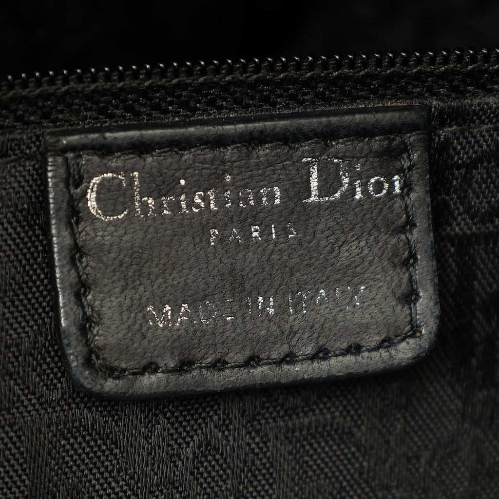 Christian Dior Black Lady Dior Large Bag