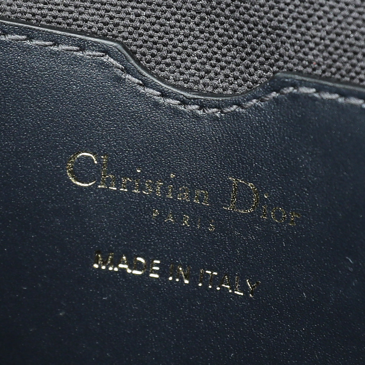 Christian Dior Navy Dior Oblique Bobby Medium Bag