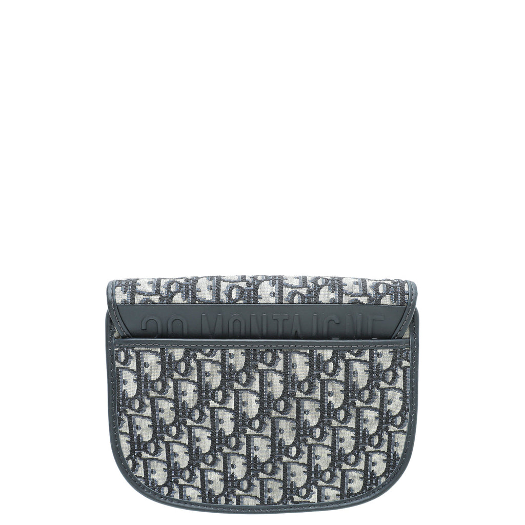 Christian Dior Navy Dior Oblique Bobby Medium Bag