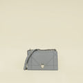 Christian Dior Gray Diorama Flap Medium Shoulder Bag