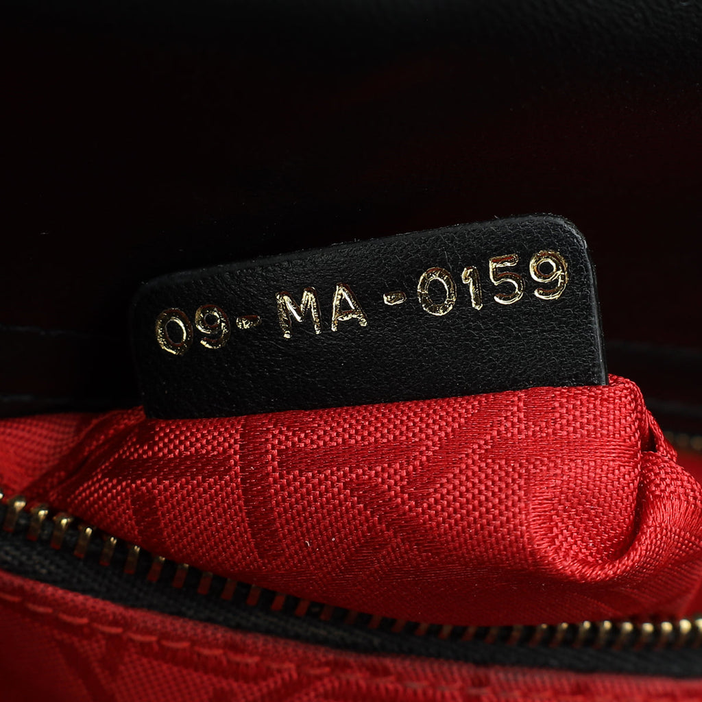 Christian Dior Black My ABCDior Lady Dior Small Bag