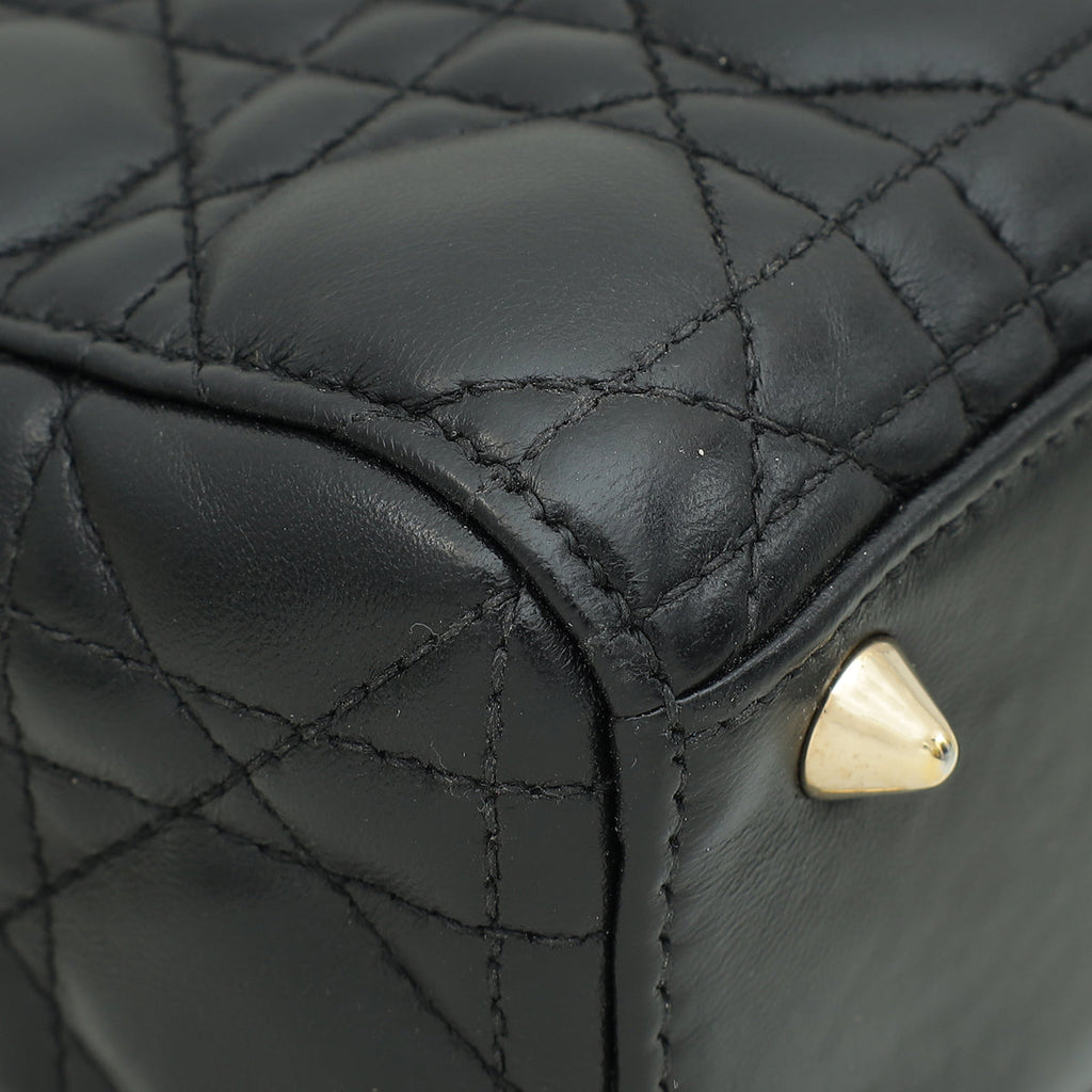 Christian Dior Black My ABCDior Lady Dior Small Bag