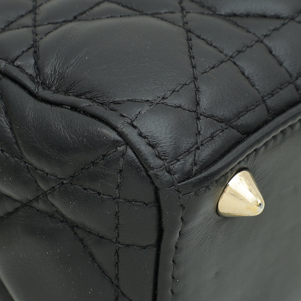 Christian Dior Black My ABCDior Lady Dior Small Bag