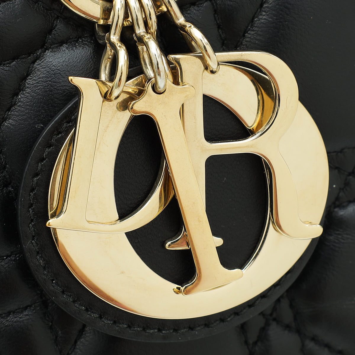 Christian Dior Black My ABCDior Lady Dior Small Bag