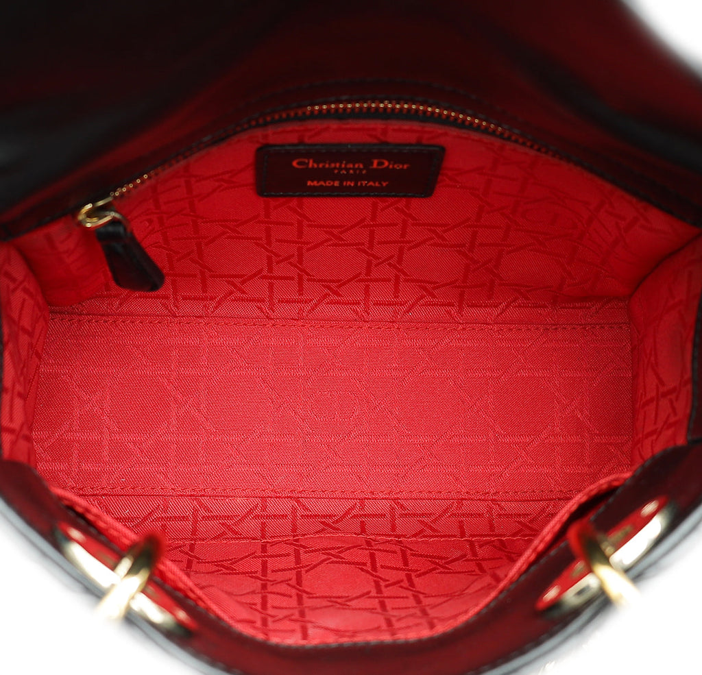 Christian Dior Black My ABCDior Lady Dior Small Bag