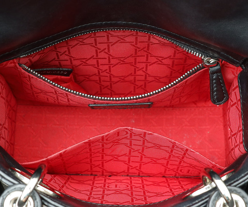 Christian Dior Black Lady Dior My ABCDior Small Bag