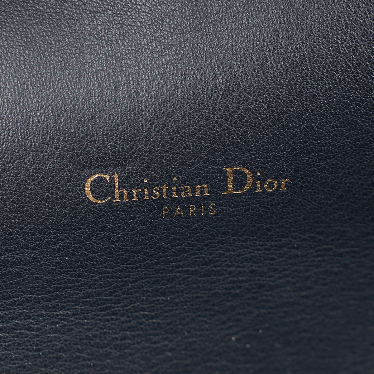 Christian Dior Blue Oblique Saddle Wallet on Chain