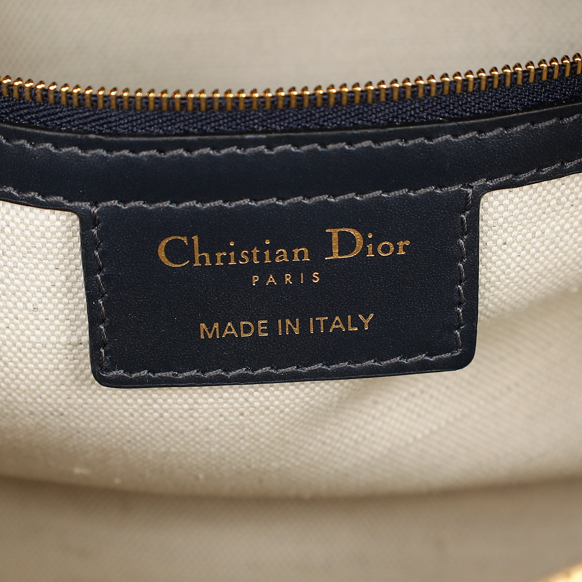 Christian Dior Blue Oblique D-Vibe Bowling Bag