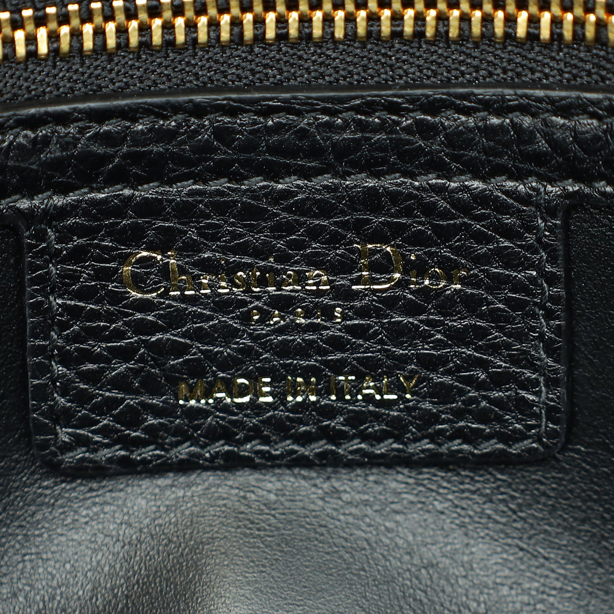 Christian Dior Black Caro Cannage Small Flap Shoulder Bag