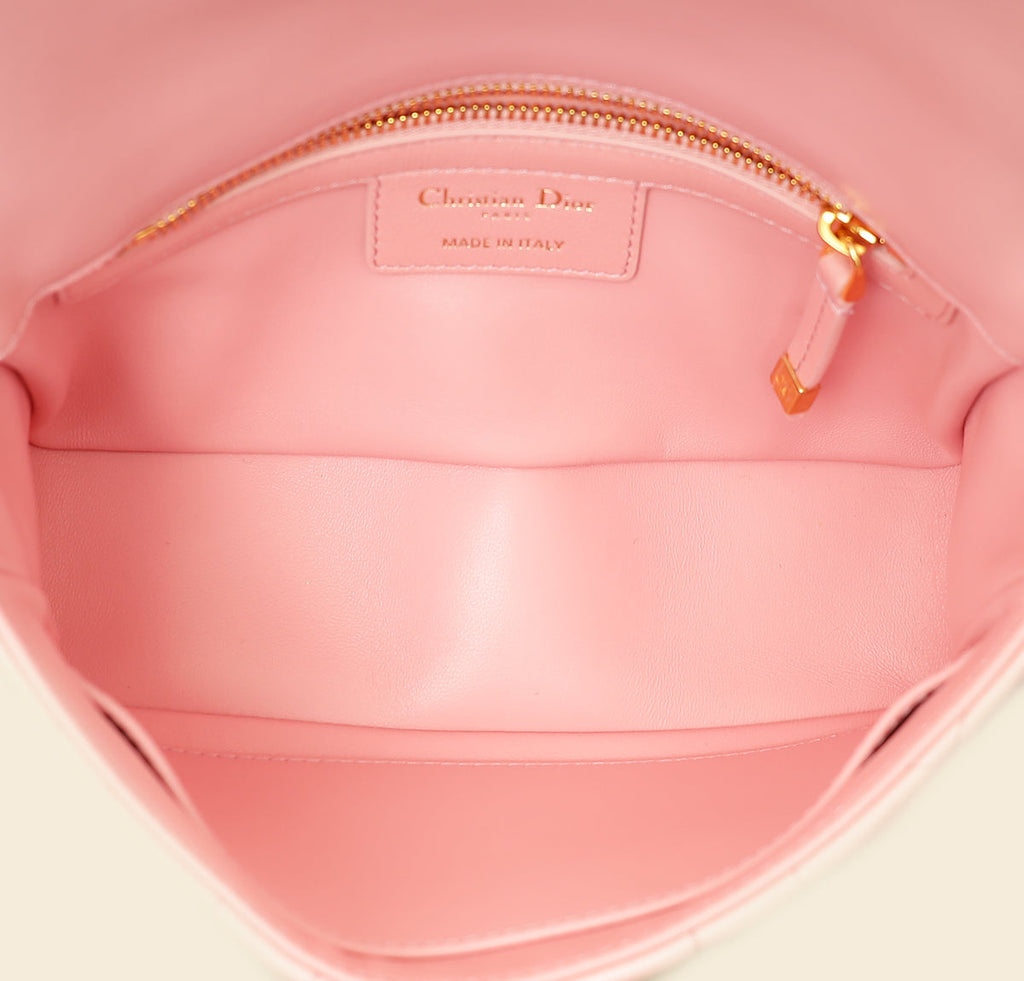 Christian Dior Metallic Macrocannage Small Caro Bag