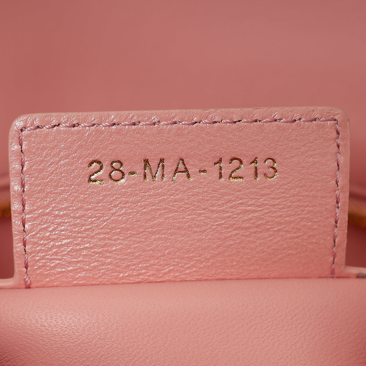 Christian Dior Metallic Macrocannage Small Caro Bag
