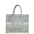 Christian Dior Bicolor Toile De Jouy Reverse Book Tote Large Bag