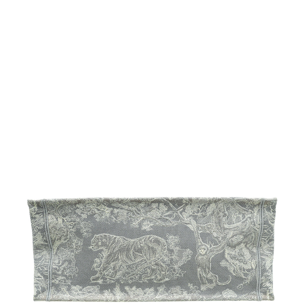 Christian Dior Bicolor Toile De Jouy Reverse Book Tote Large Bag