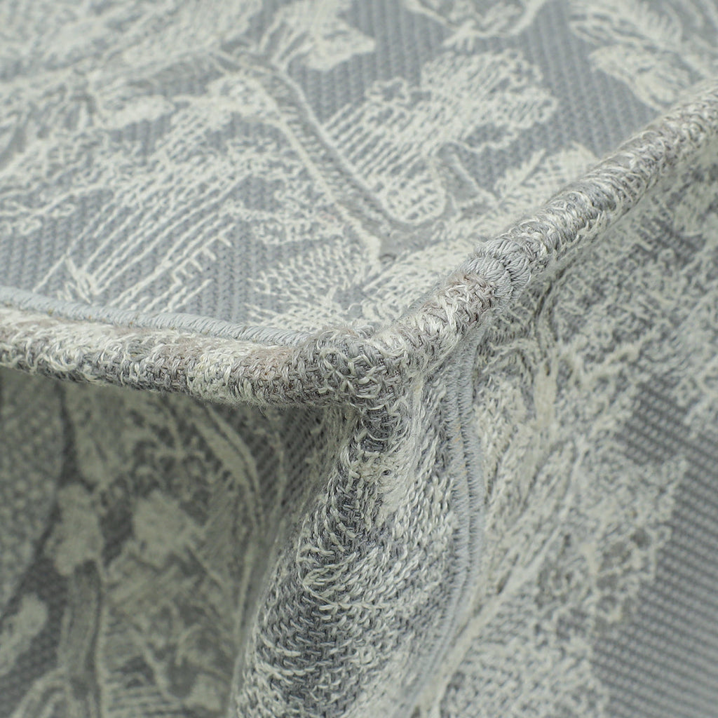 Christian Dior Bicolor Toile De Jouy Reverse Book Tote Large Bag