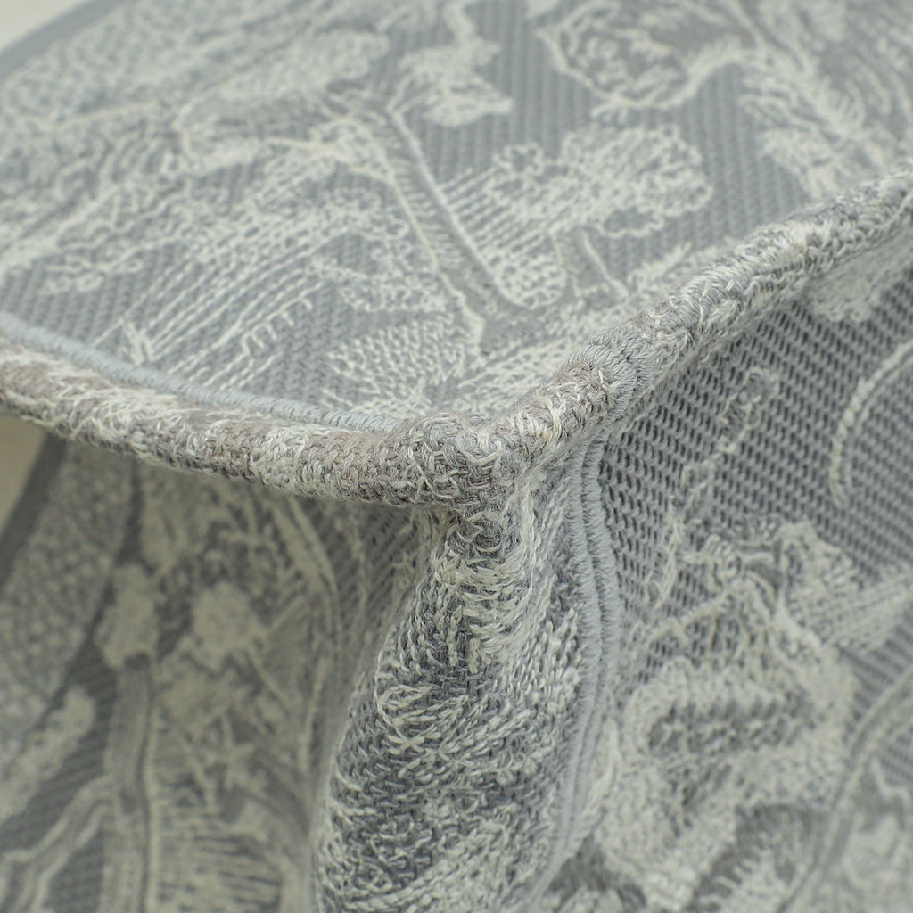 Christian Dior Bicolor Toile De Jouy Reverse Book Tote Large Bag