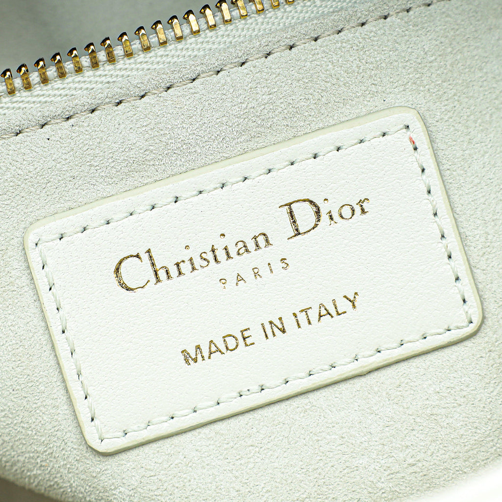Christian Dior Bicolor Chain Mini Lady Dior Bag