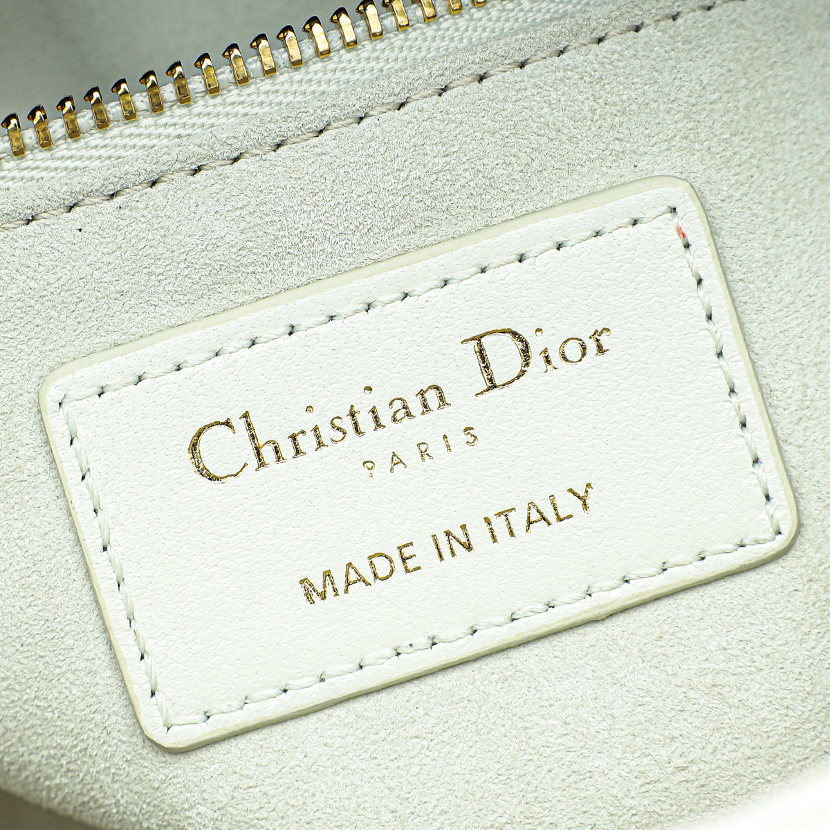 Christian Dior Bicolor Chain Mini Lady Dior Bag