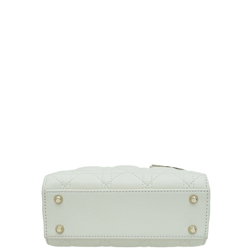 Christian Dior Bicolor Chain Mini Lady Dior Bag