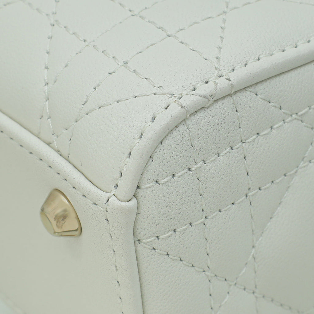 Christian Dior Bicolor Chain Mini Lady Dior Bag