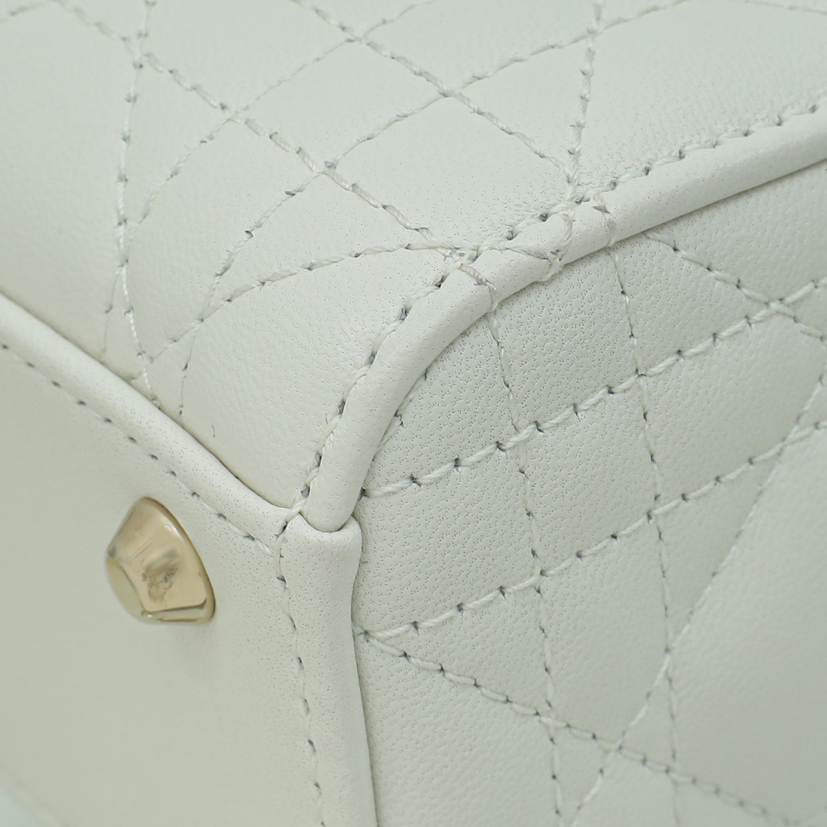 Christian Dior Bicolor Chain Mini Lady Dior Bag