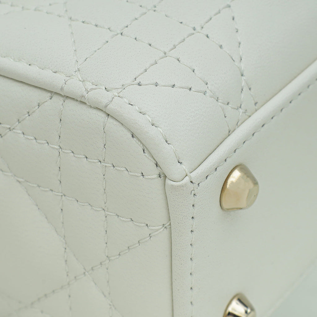 Christian Dior Bicolor Chain Mini Lady Dior Bag