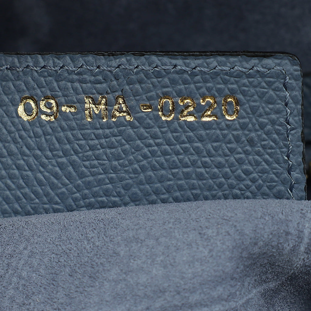 Christian Dior Blue Saddle Medium Bag