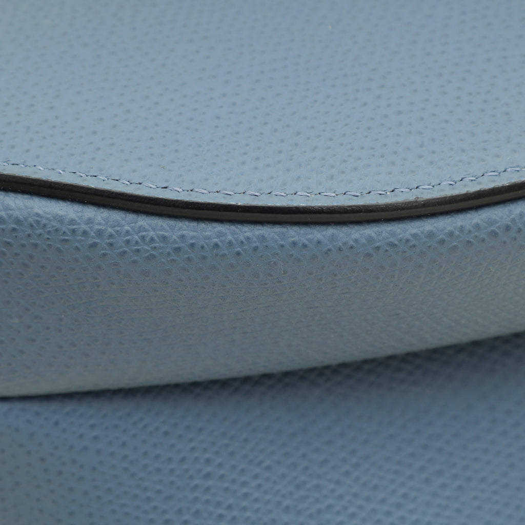 Christian Dior Blue Saddle Medium Bag