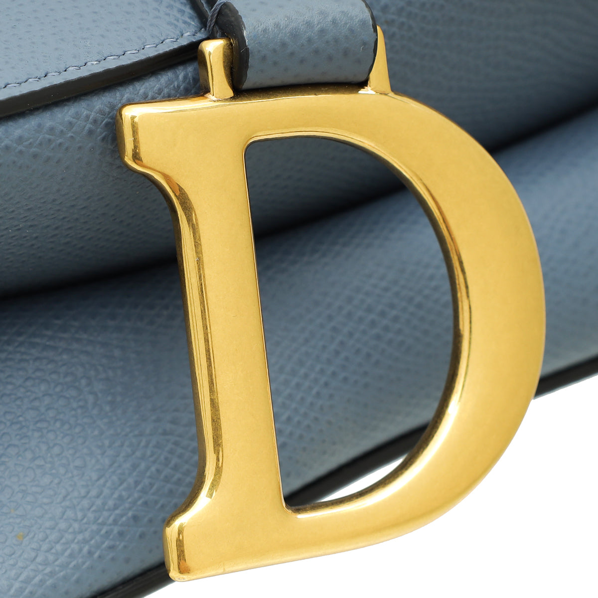 Christian Dior Blue Saddle Medium Bag