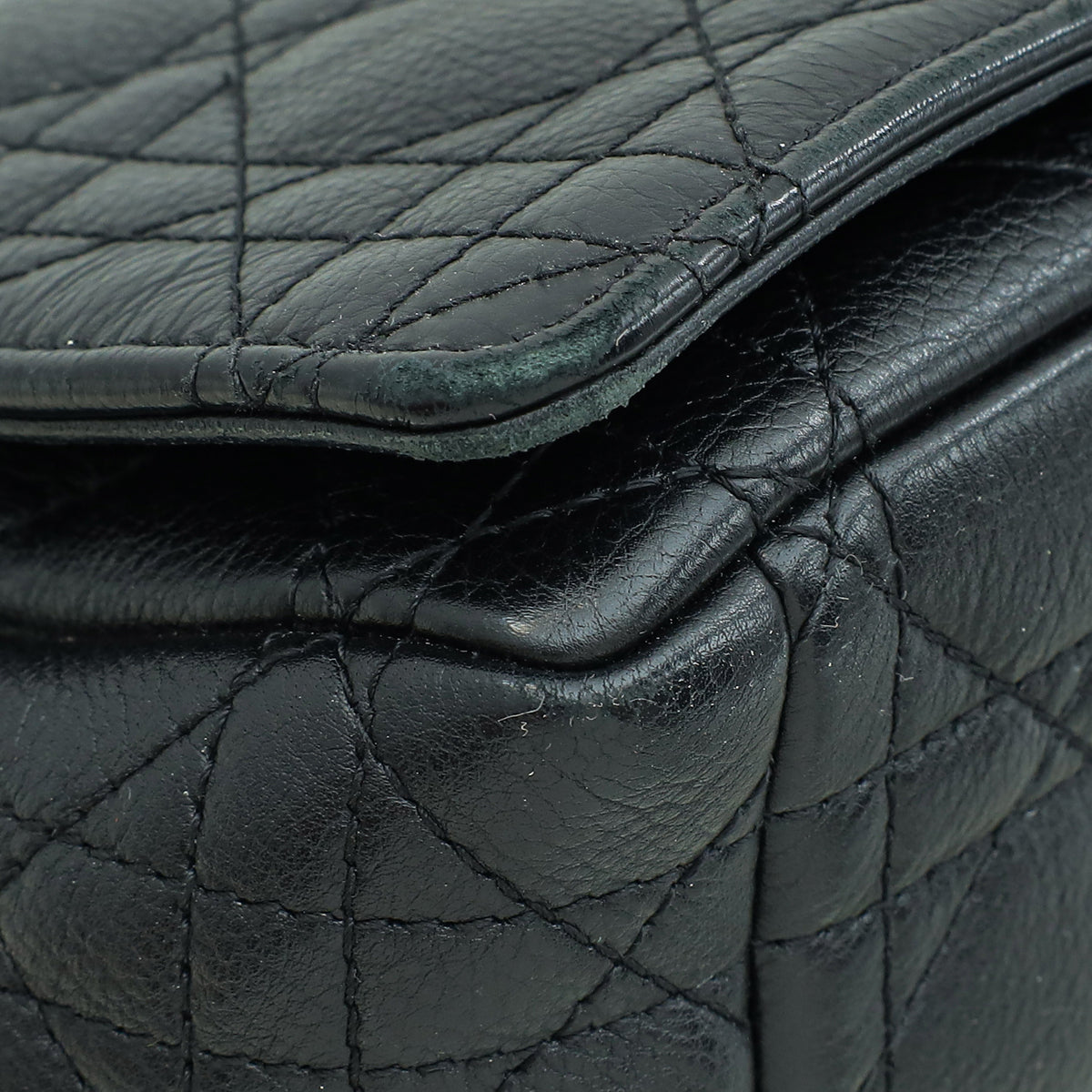 Christian Dior Black Caro Medium Shoulder Bag
