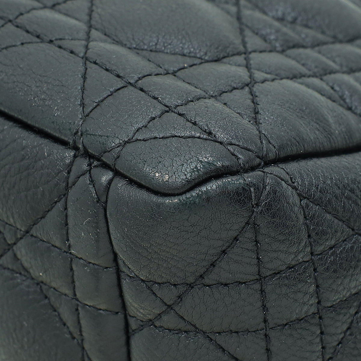 Christian Dior Black Caro Medium Shoulder Bag