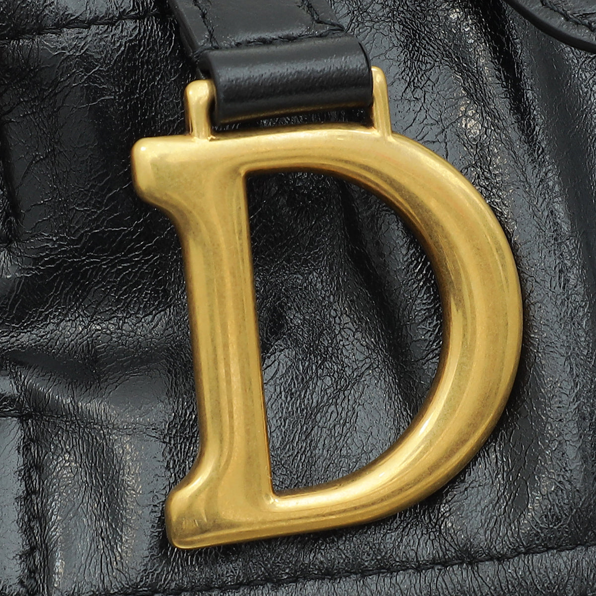 Christian Dior Black Saddle Belt Bag