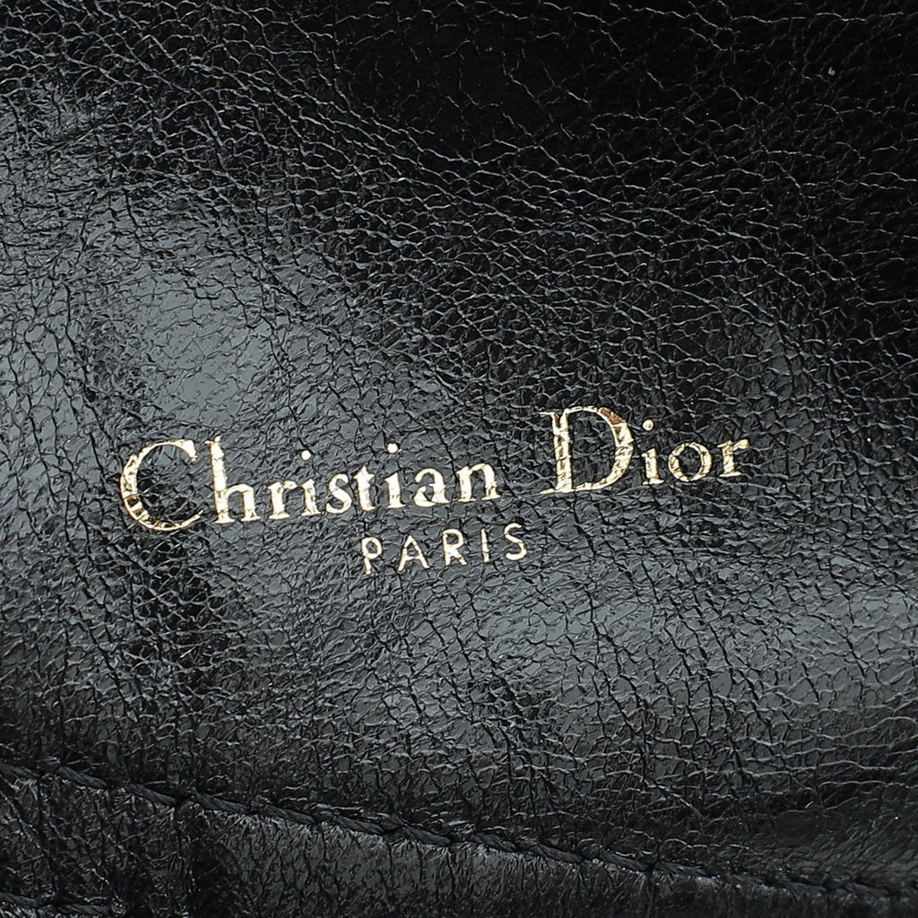 Christian Dior Black Saddle Belt Bag