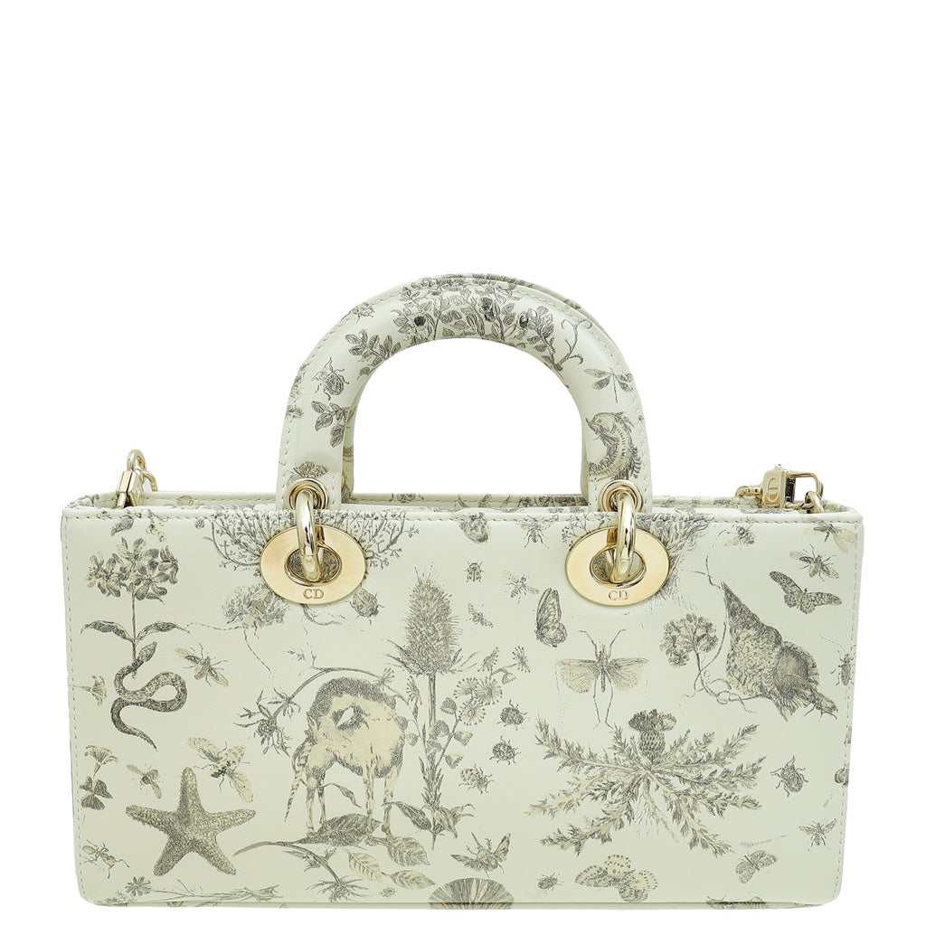 Christian Dior Latte Cabinet de Curiosités Print Lady D-Joy Medium Bag
