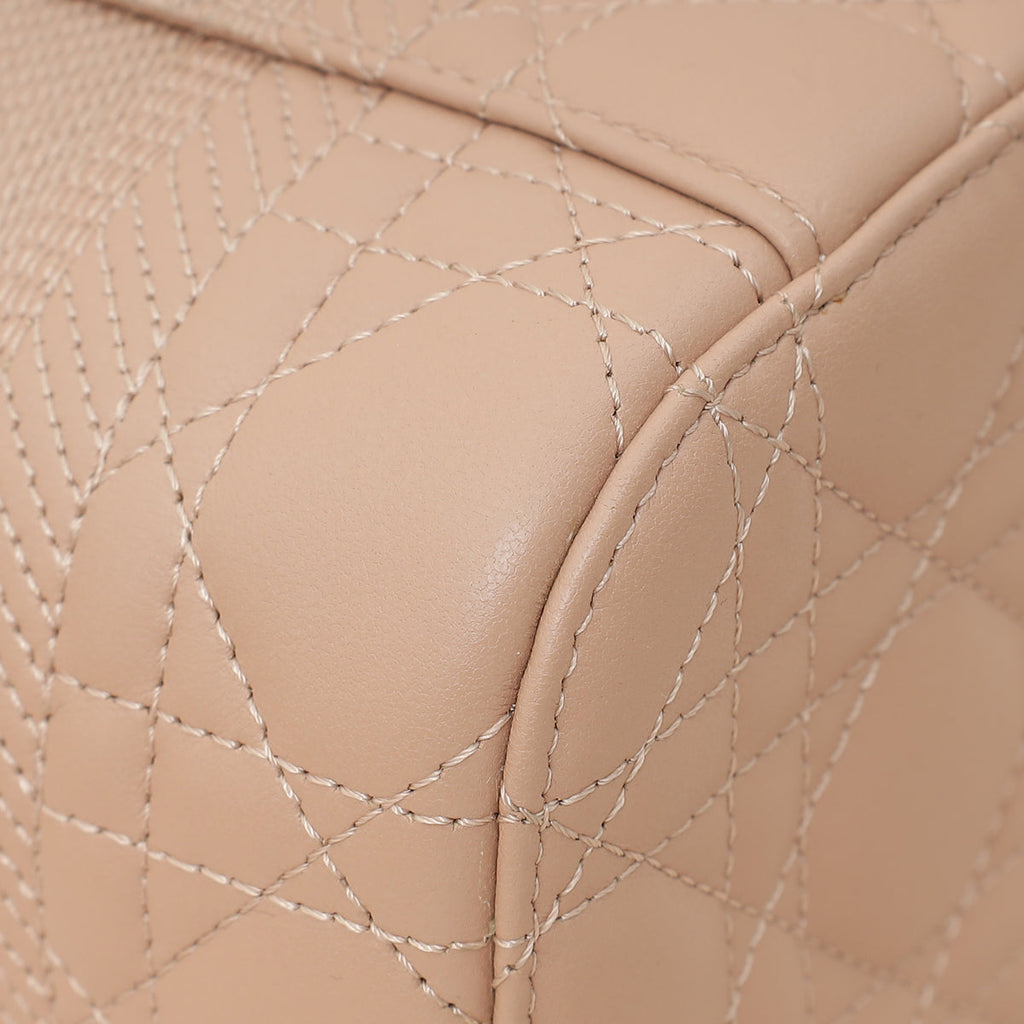 Christian Dior Nude Cannage Diortravel Vanity Case