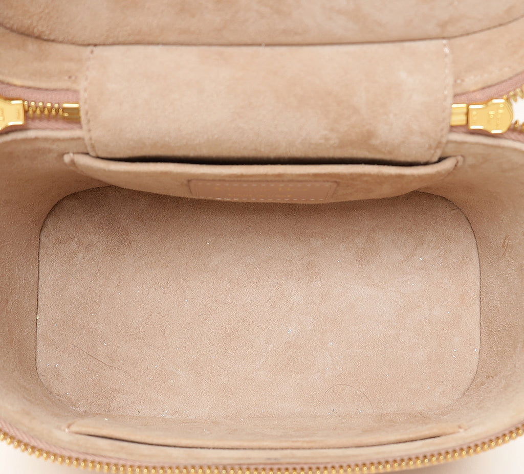 Christian Dior Nude Cannage Diortravel Vanity Case